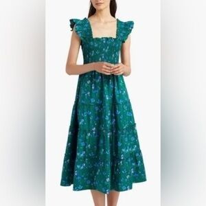 Hill House Space Floral Ellie Napdress